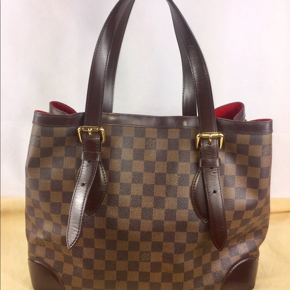 Final price!❤️large checkered❤️ tote louis vuitton - Picture 3 of 12